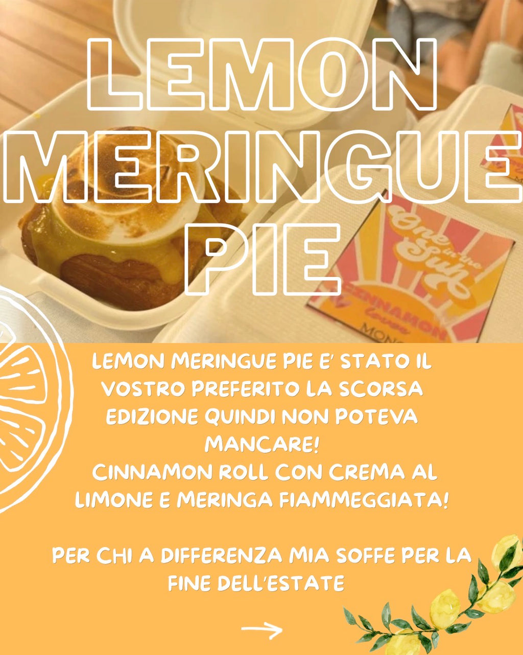 Box Cinnamon Rolls 19-20 Settembre