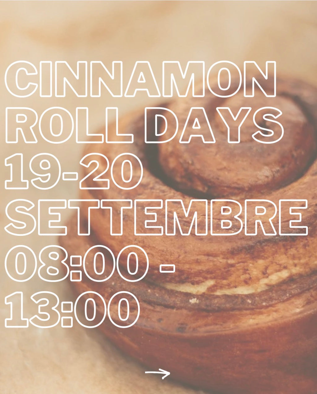 Box Cinnamon Rolls 19-20 Settembre